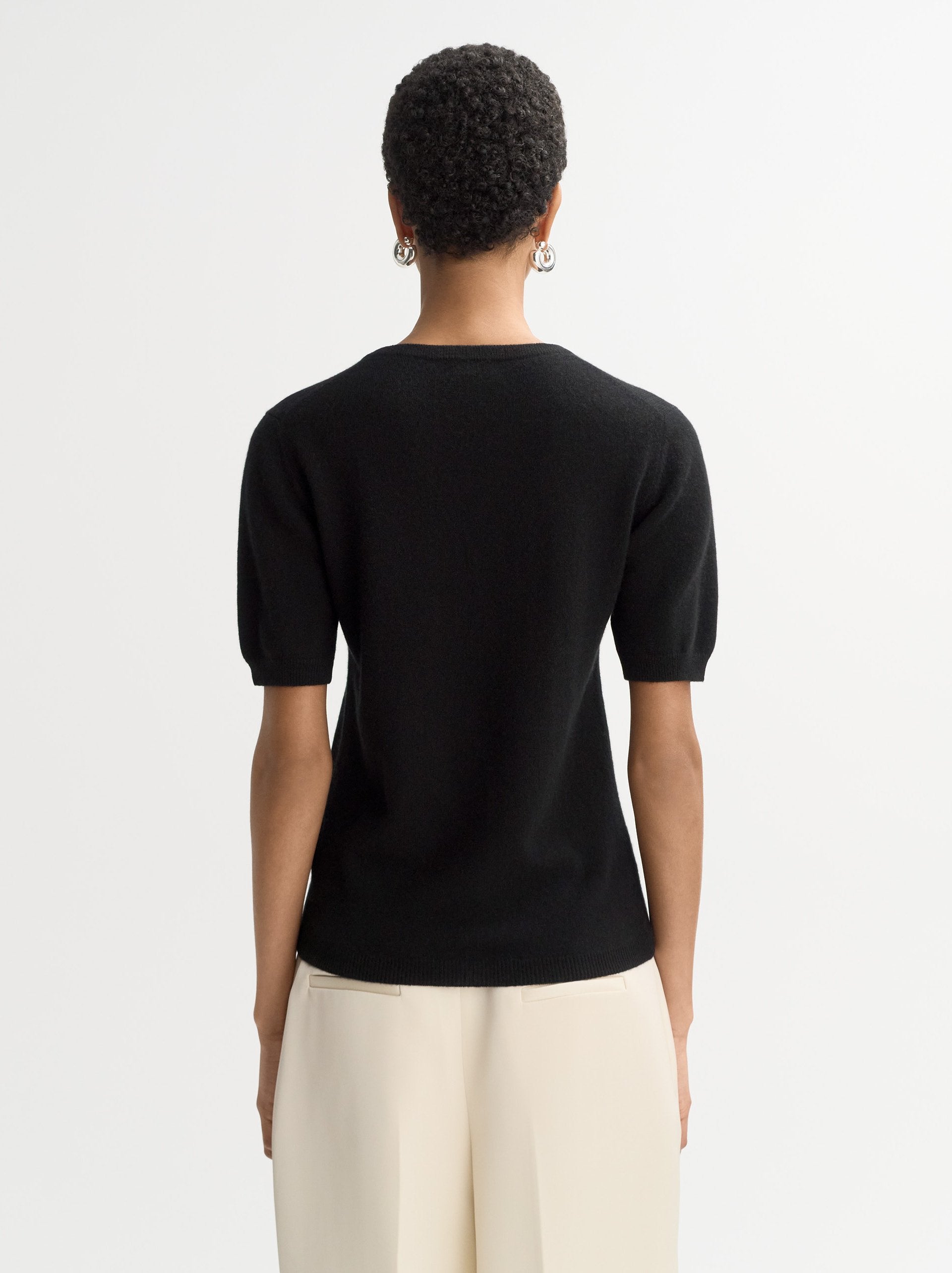 Soft Goat Short Sleeve Crewneck