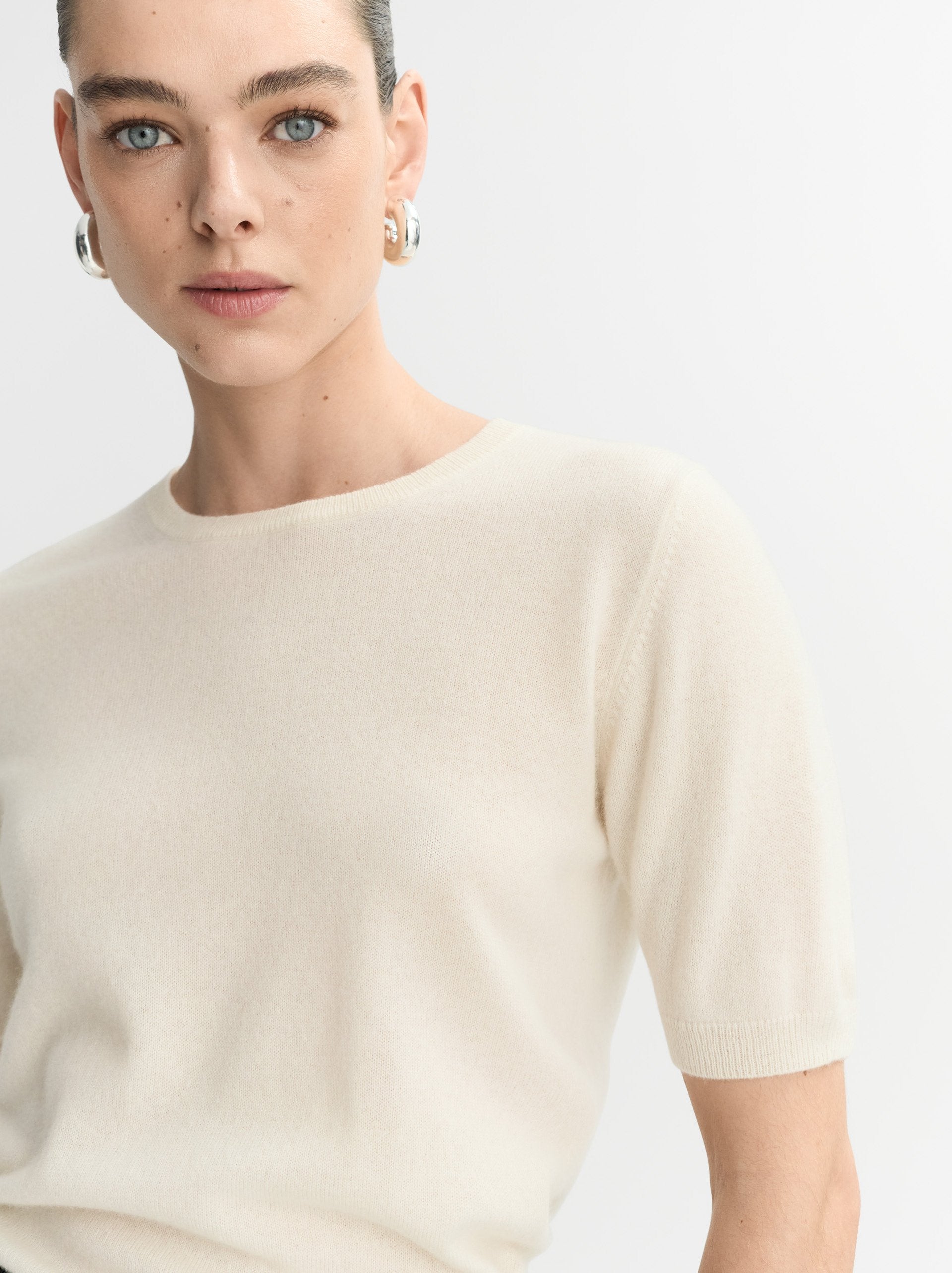 Soft Goat Short Sleeve Crewneck