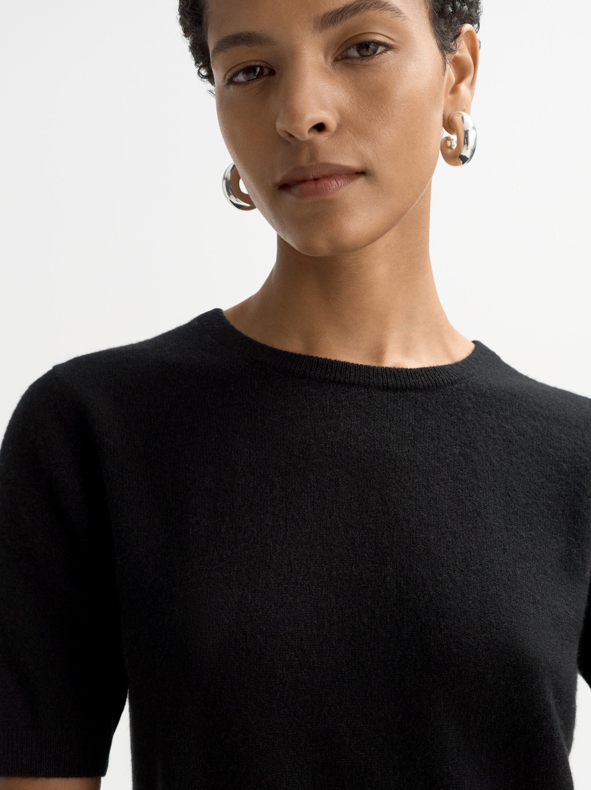 Soft Goat Short Sleeve Crewneck