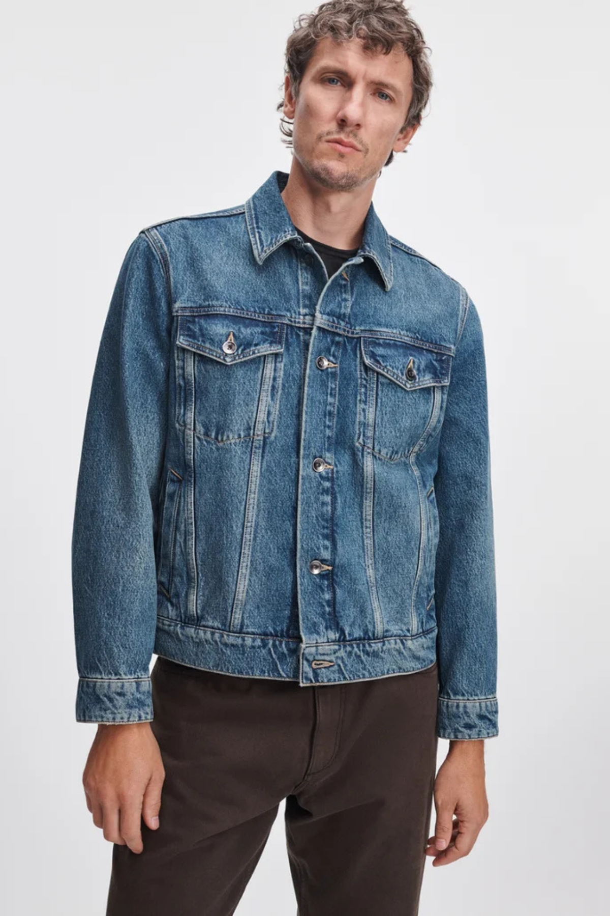 Rag & Bone Men's rb3 Denim Trucker Jacket - Tudor