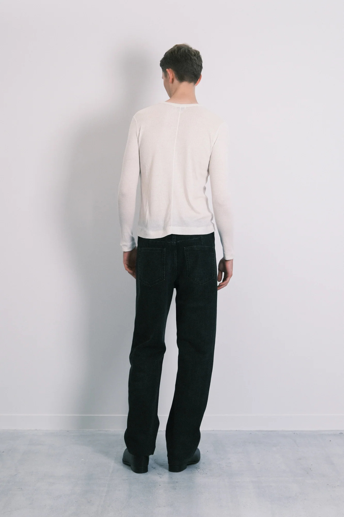 TANAKA Men's New Classic Jean Trousers - Black