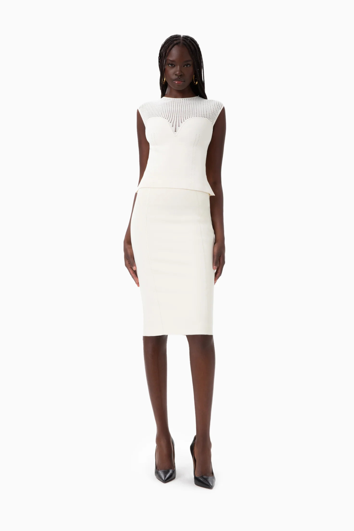 Dodiee MIRA Sweetheart Top - Cream
