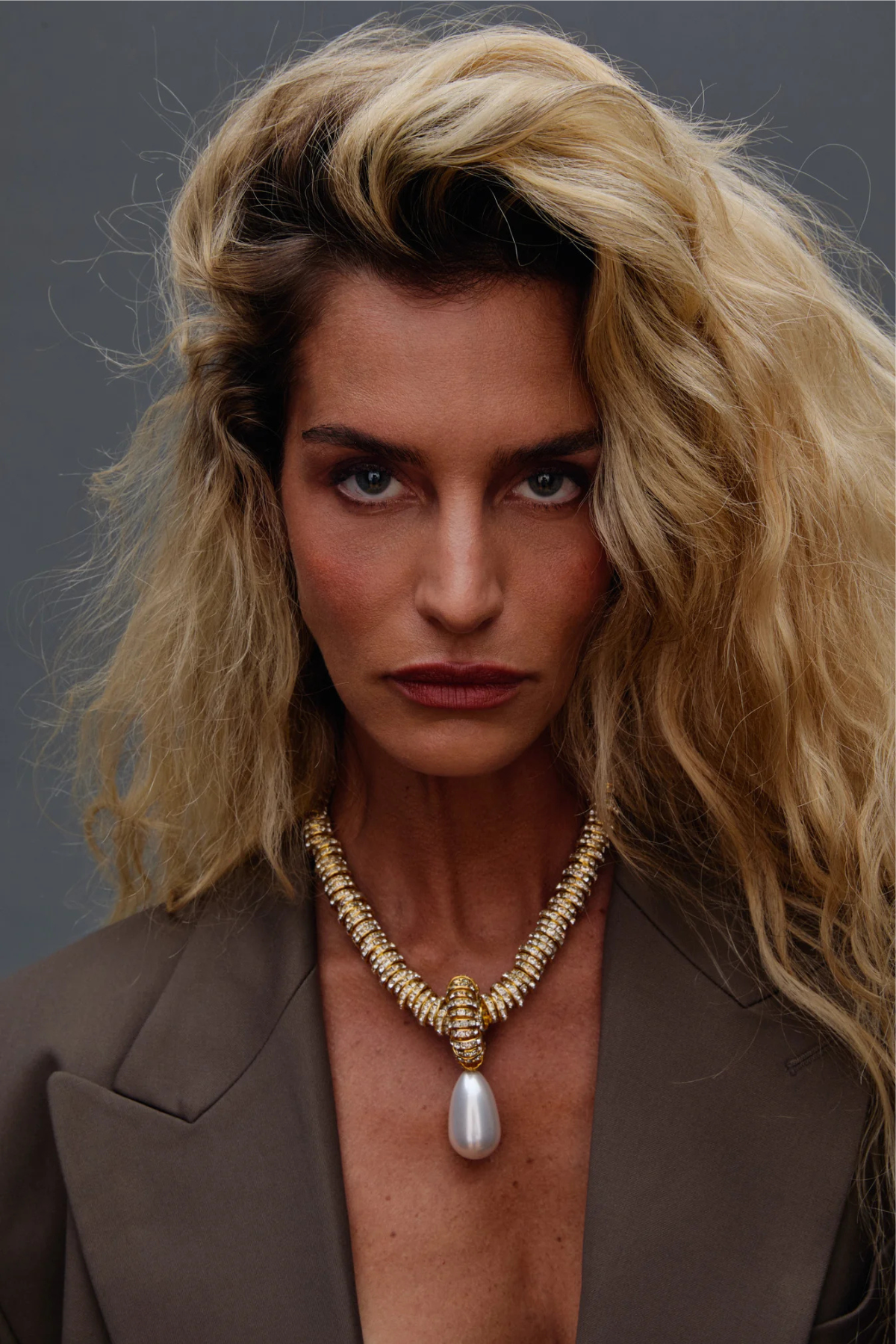 Julietta Pearl Drop Necklace - Gold