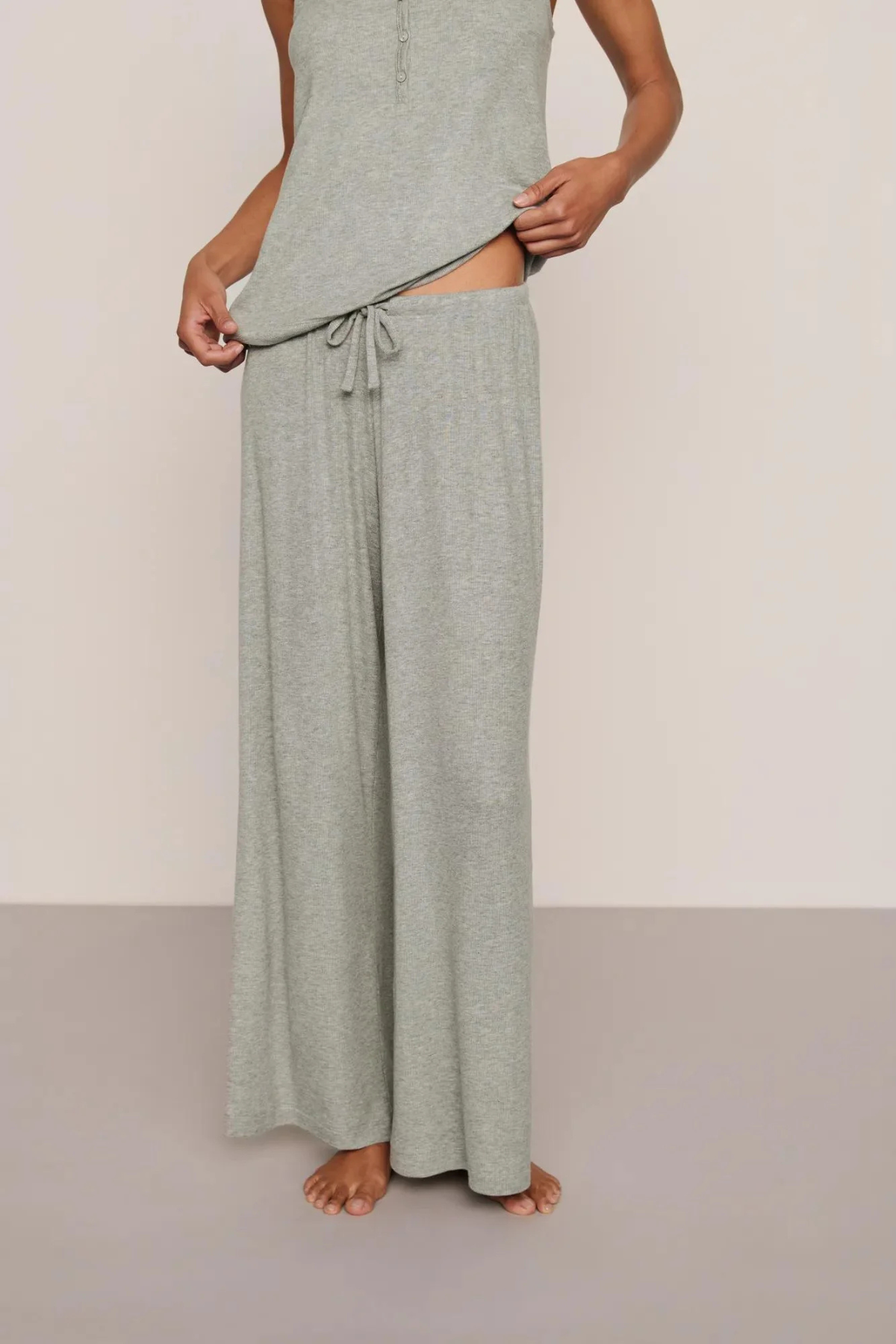 Eberjey Dream Rib Wide Leg Pant