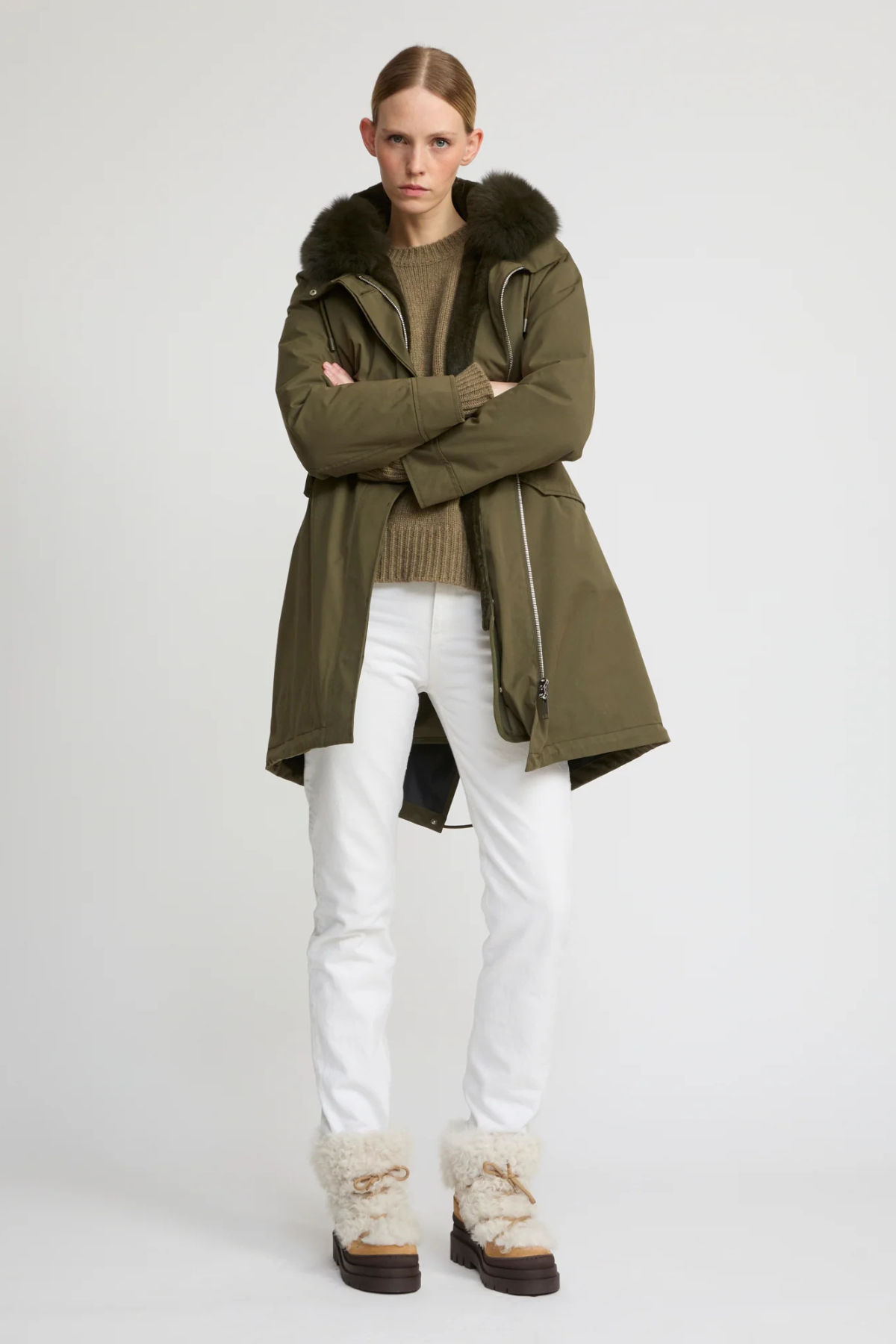 Yves Salomon Long Iconic Parka