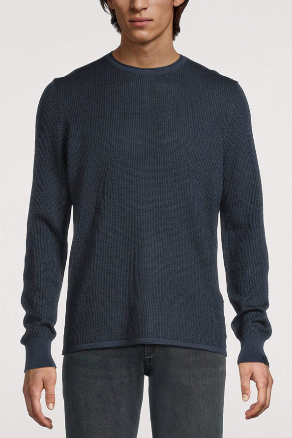 Rag & Bone Men's Gregory Merino Long Sleeve Crewneck