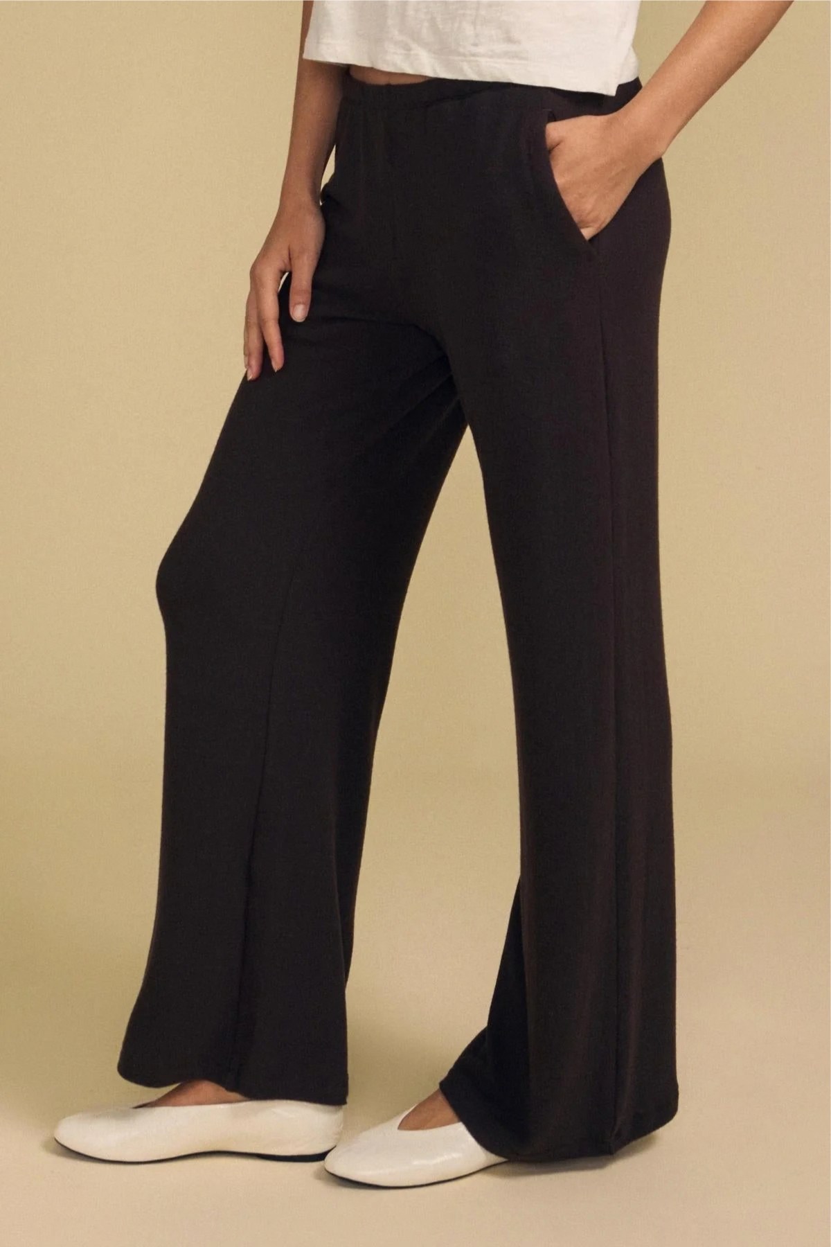 Velvet Mackenzie Knit Pant - Mole