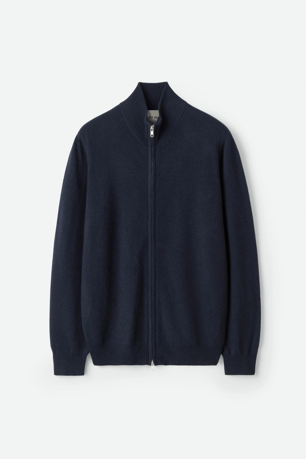 Soft Goat Men's Full Zip Jacket - Navy