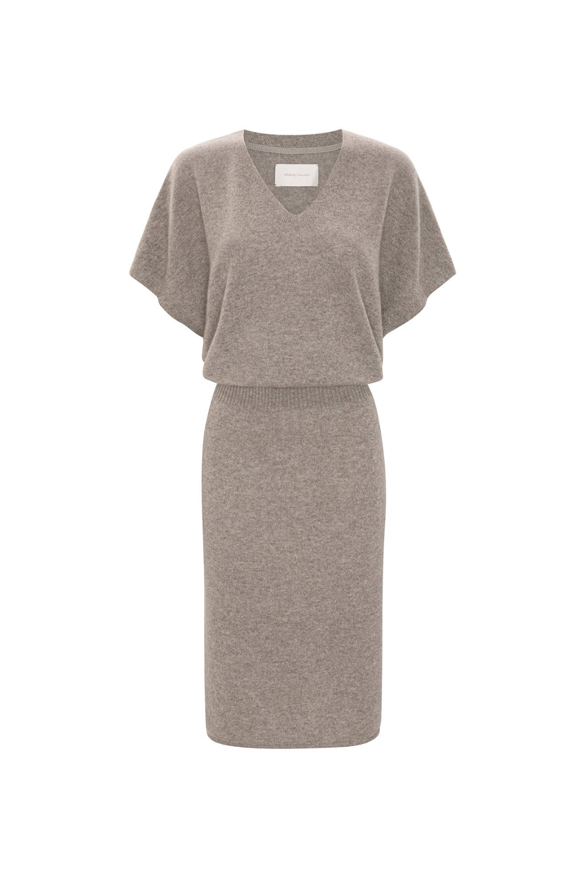 Brochu Walker The Ophi See Cashmere Dress - Otter Melange