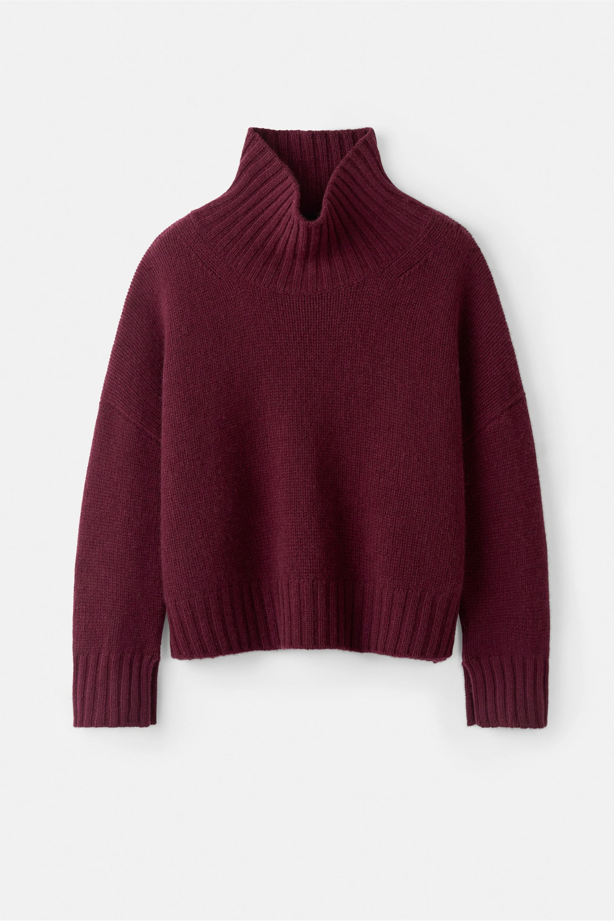 Soft Goat Girlfriend Turtleneck - Bordeaux