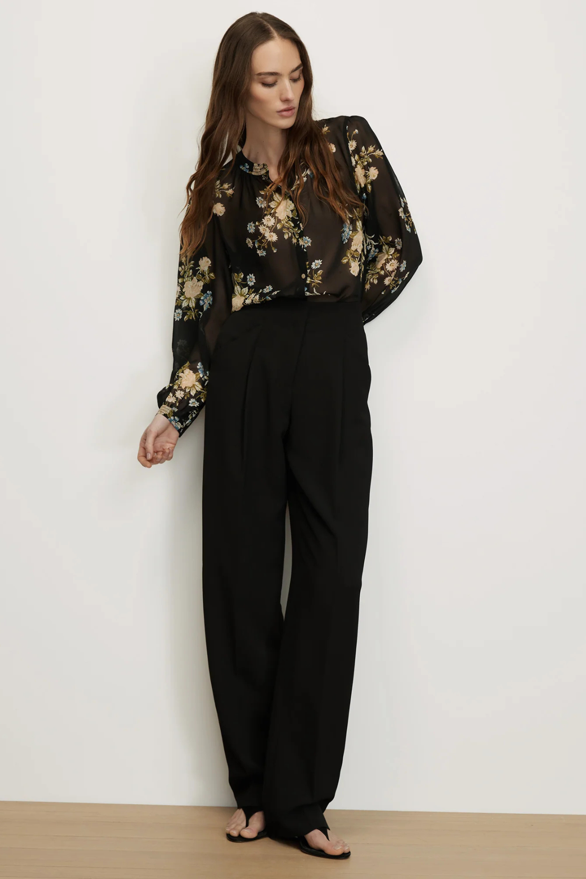 Veronica Beard Ashlynn Blouse - Black Multi