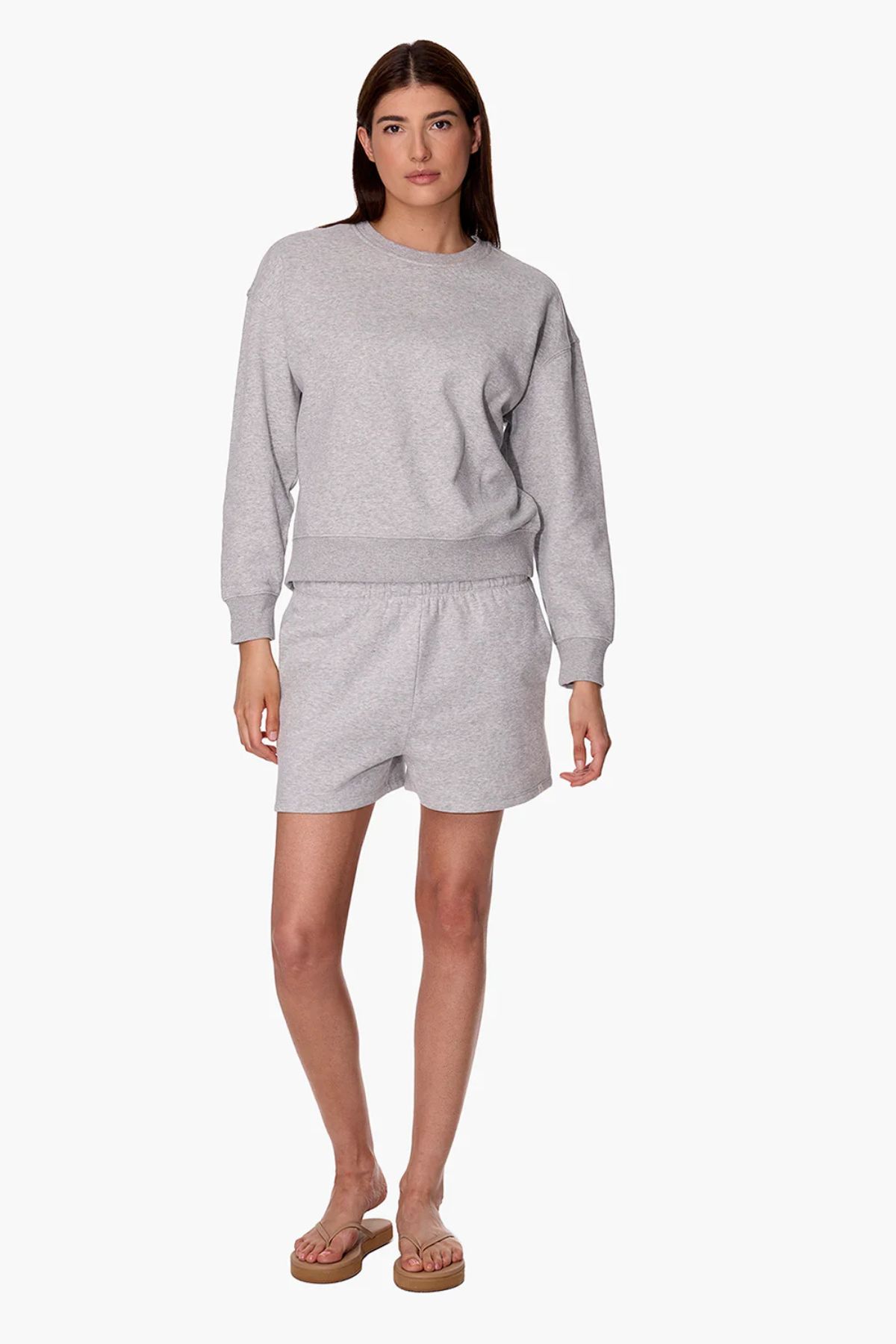 Tkees CloudSoft Crewneck - Heather Grey