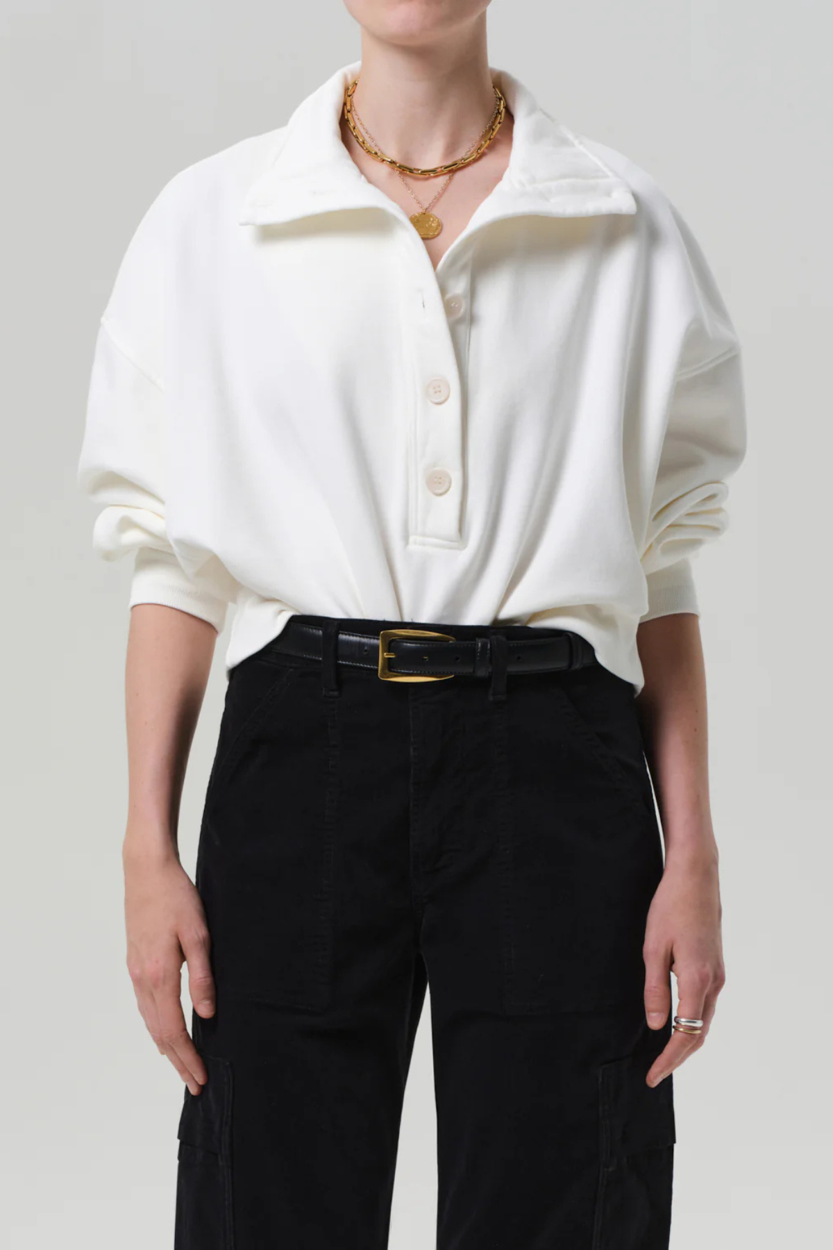 Citizens of Humanity Mirelle Funnel-Neck Sweatshirt