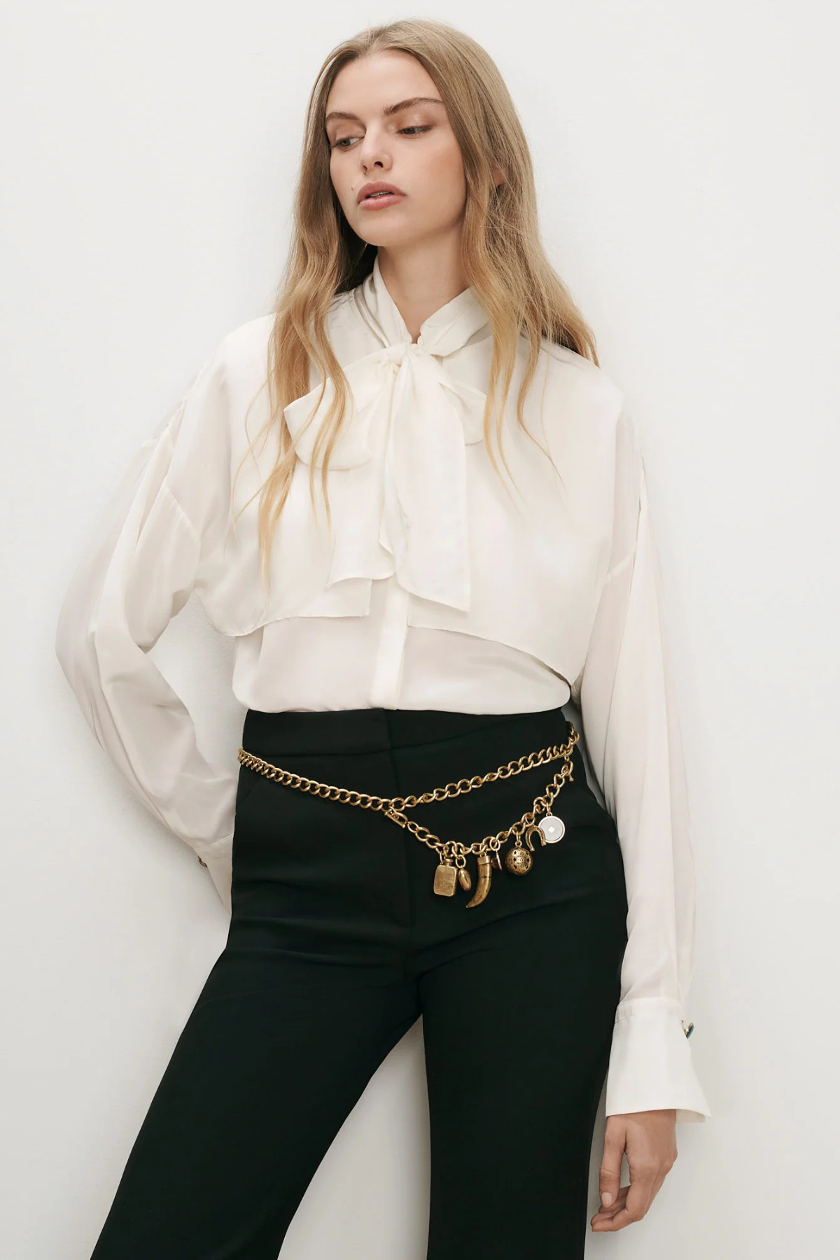 Veronica Beard Western Charms Chain Belt - Gold