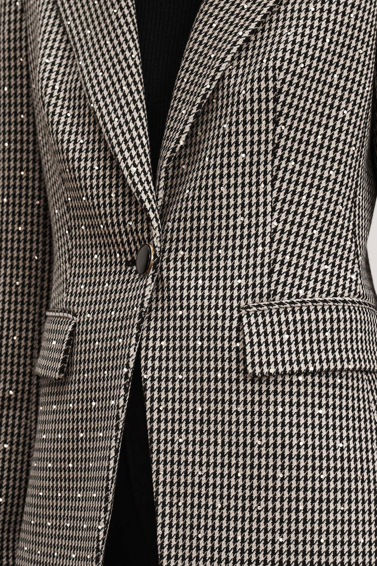 Veronica Beard Livvy Dickey Jacket - Oatmeal Melange/Black