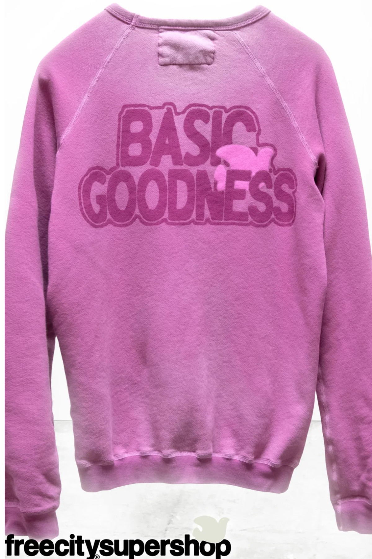 Freecity Basicgoodness Schulz Supervintage Yumm Raglan - Snoopy Pinkpowder