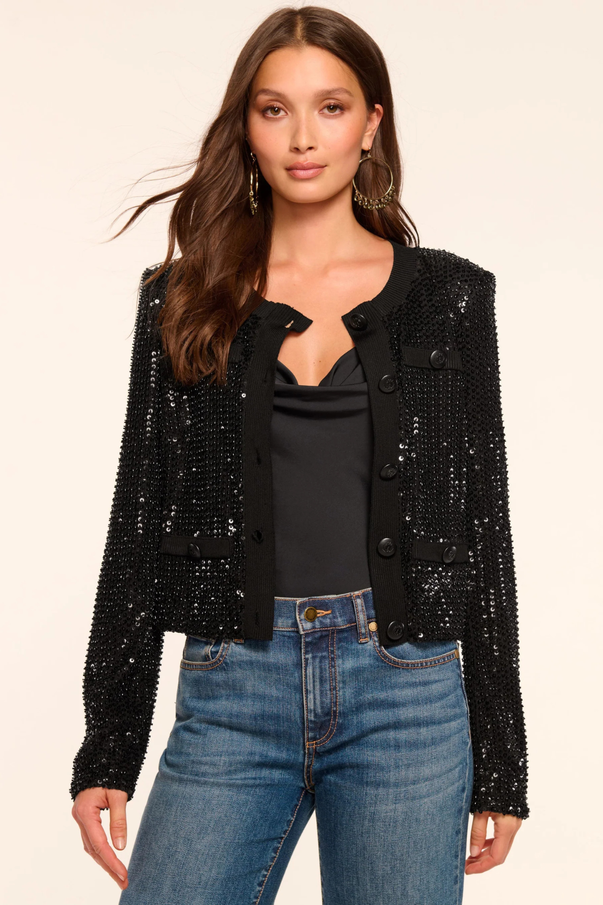 Ramy Brook Ramy Brook Anna Beaded Sequin Jacket