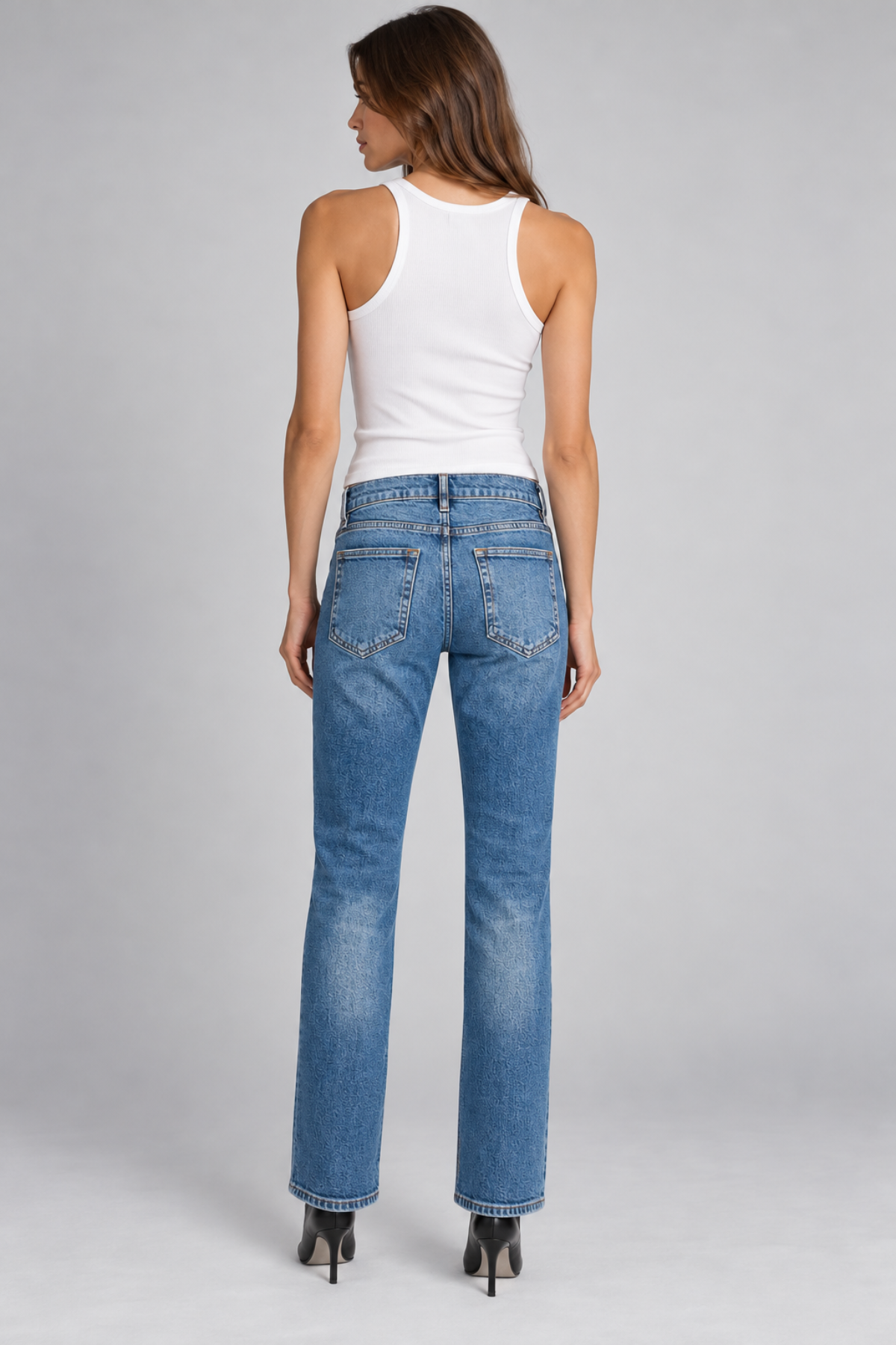 Frame The Cigarette Jeans - Finch