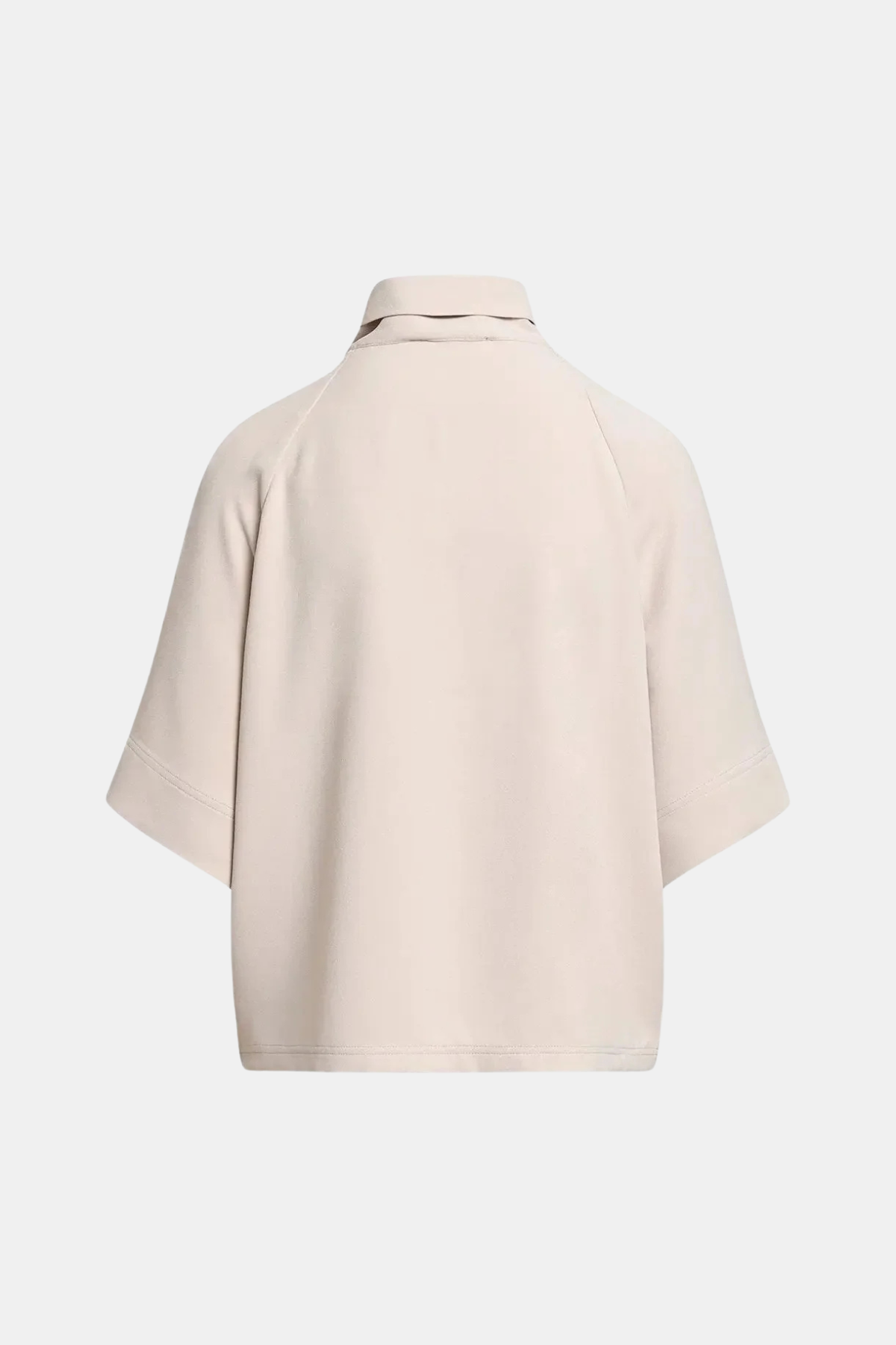 Essentiel Antwerp Kassie Neck Tie T-Shirt - Mushroom Mood