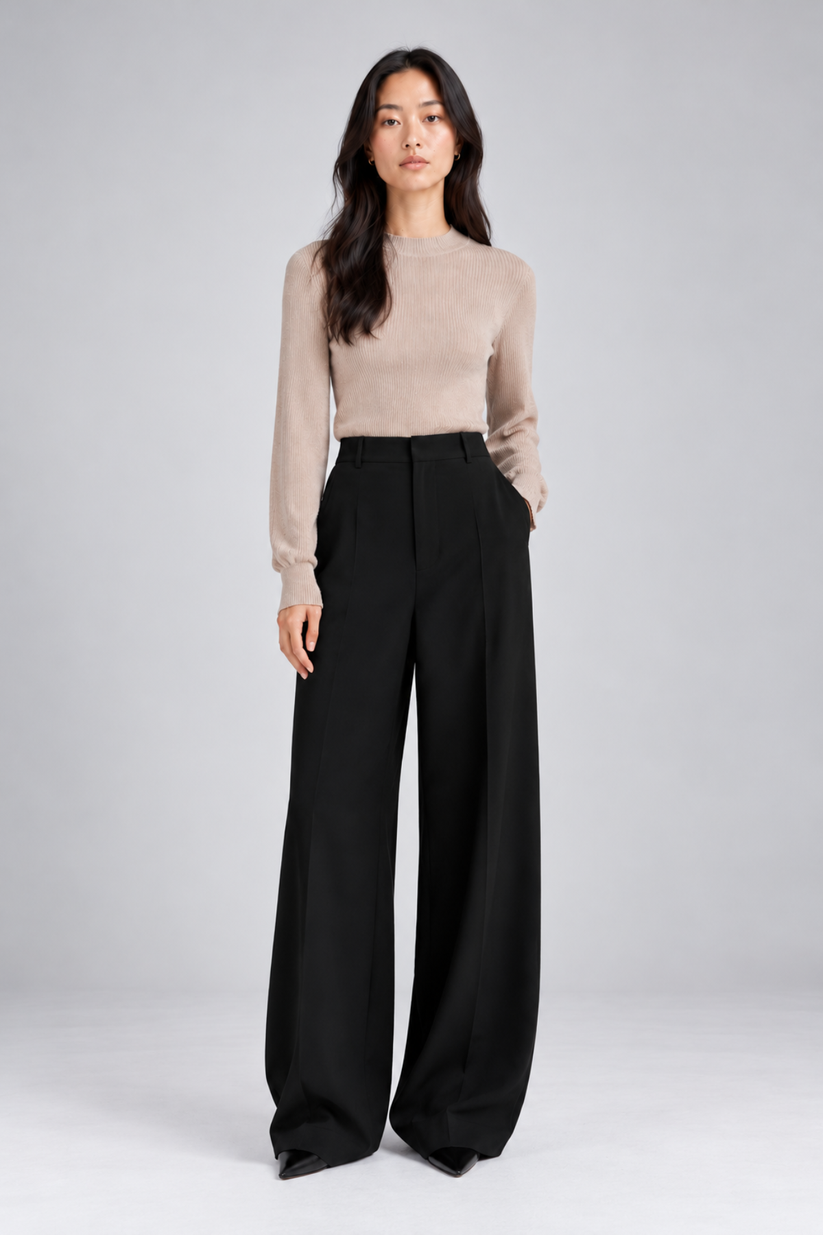Ulla Johnson Pia Barrel Leg Pant - Noir