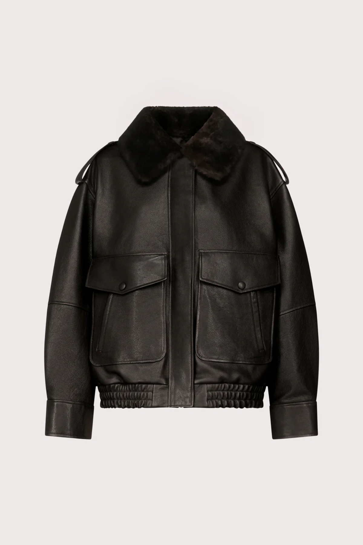 Loulou de Saison Russo Military Jacket - Coffee/ Dark Brown