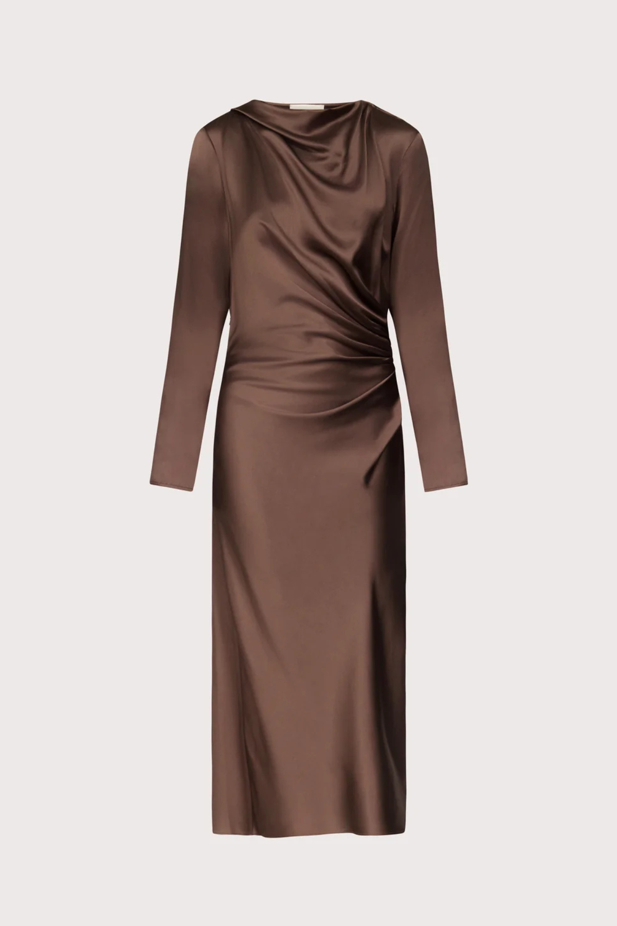 Loulou de Saison Fabio Draped Dress - Brown