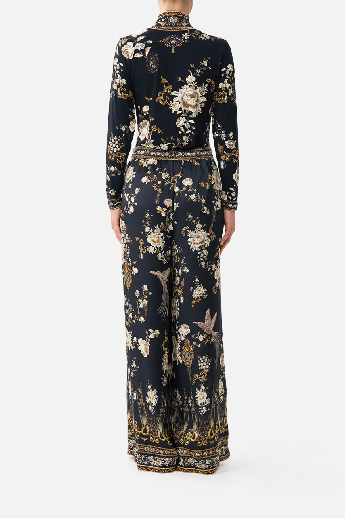 Camilla Straight Leg Relaxed Trouser - Flamenco Folklore