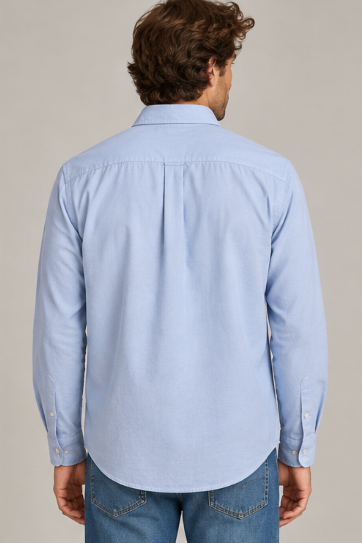 Hartford Men's Paul Woven Shirt - Sky Blue