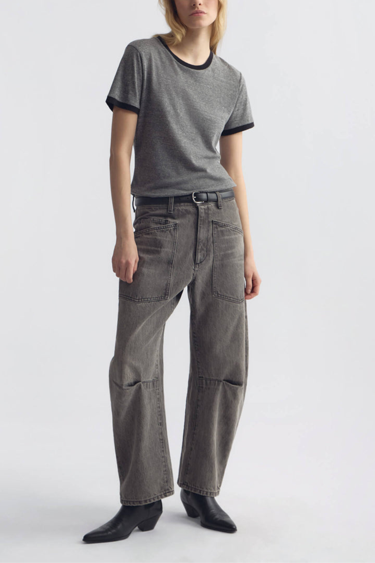 Nili Lotan Shon Pant - Ash Grey Wash