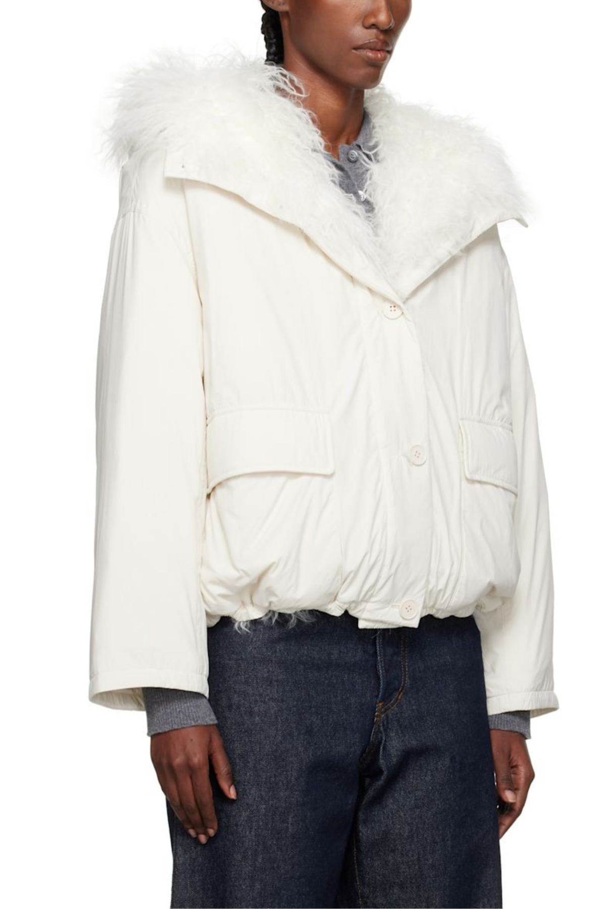 Yves Salomon Hood Down Jacket