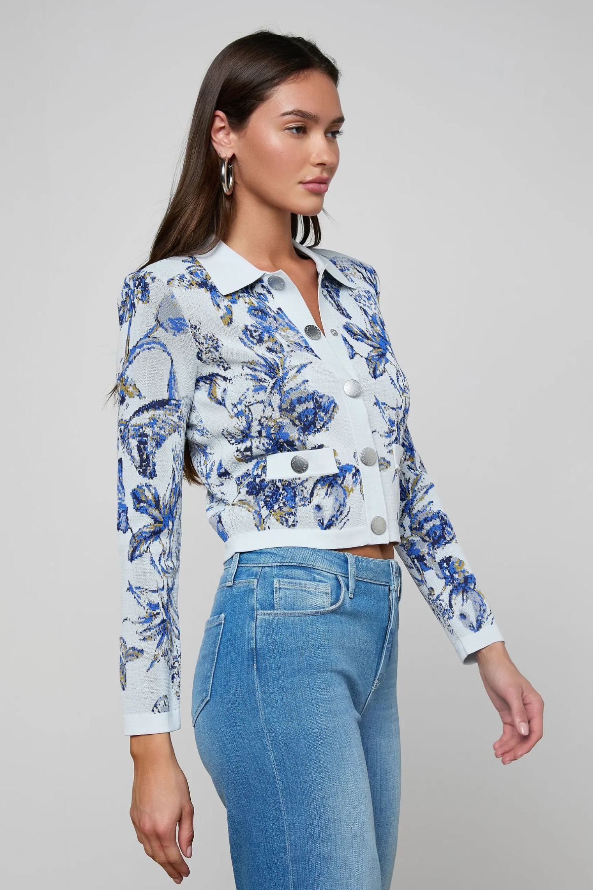 L’AGENCE Osiris Jacquard Cardigan