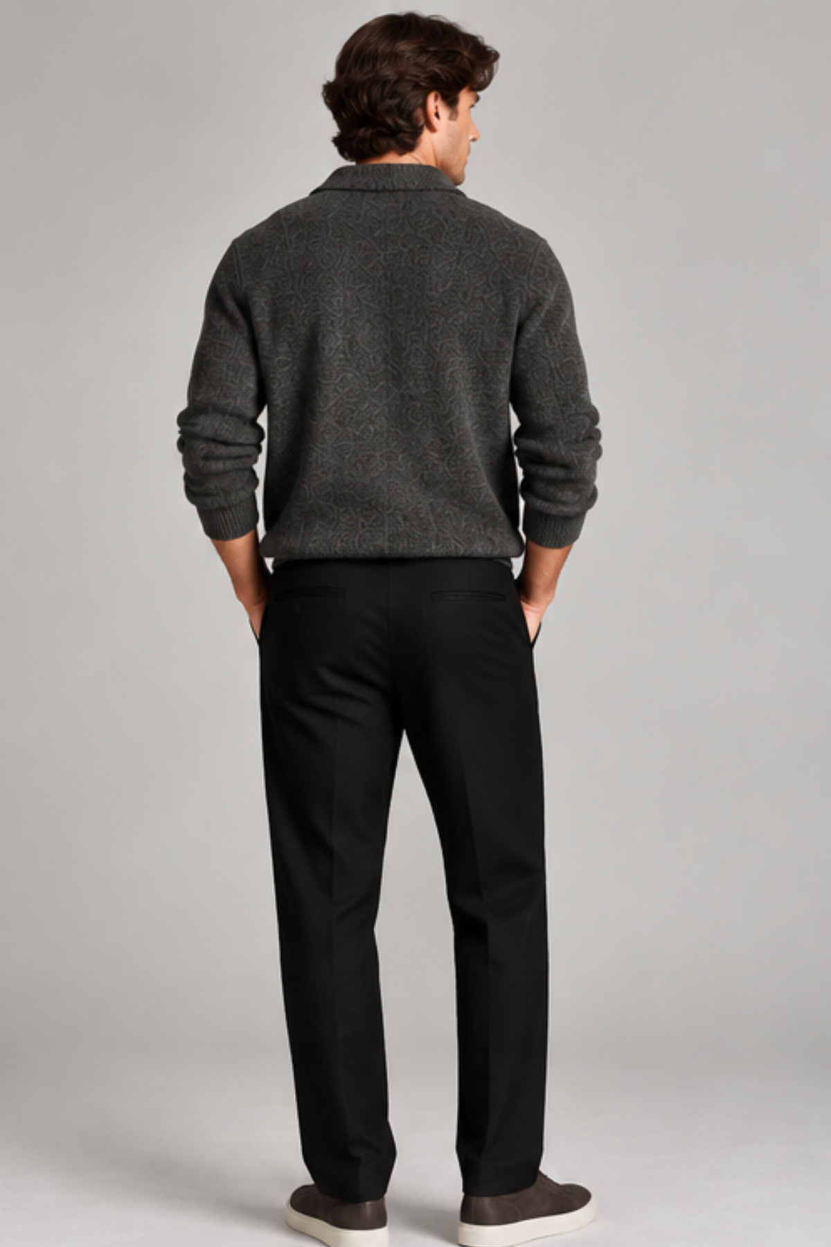 Vince Men's Tailored Knit Owen Pant - Black