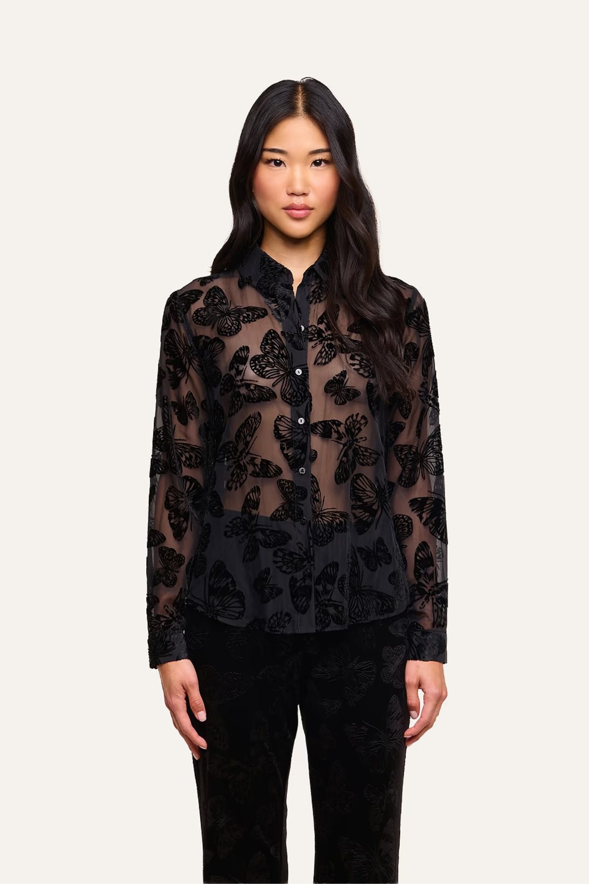 L’AGENCE Laurent Blouse - Black Butterfly