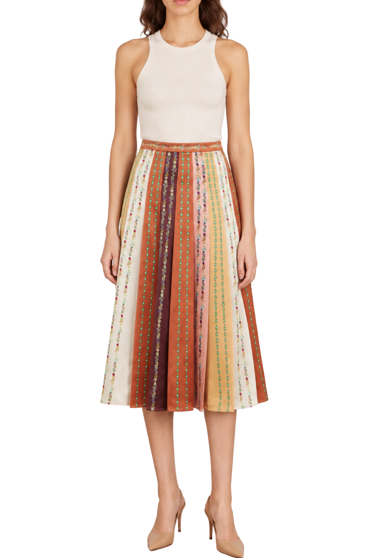 Saloni Ember Skirt - Primrose Garden