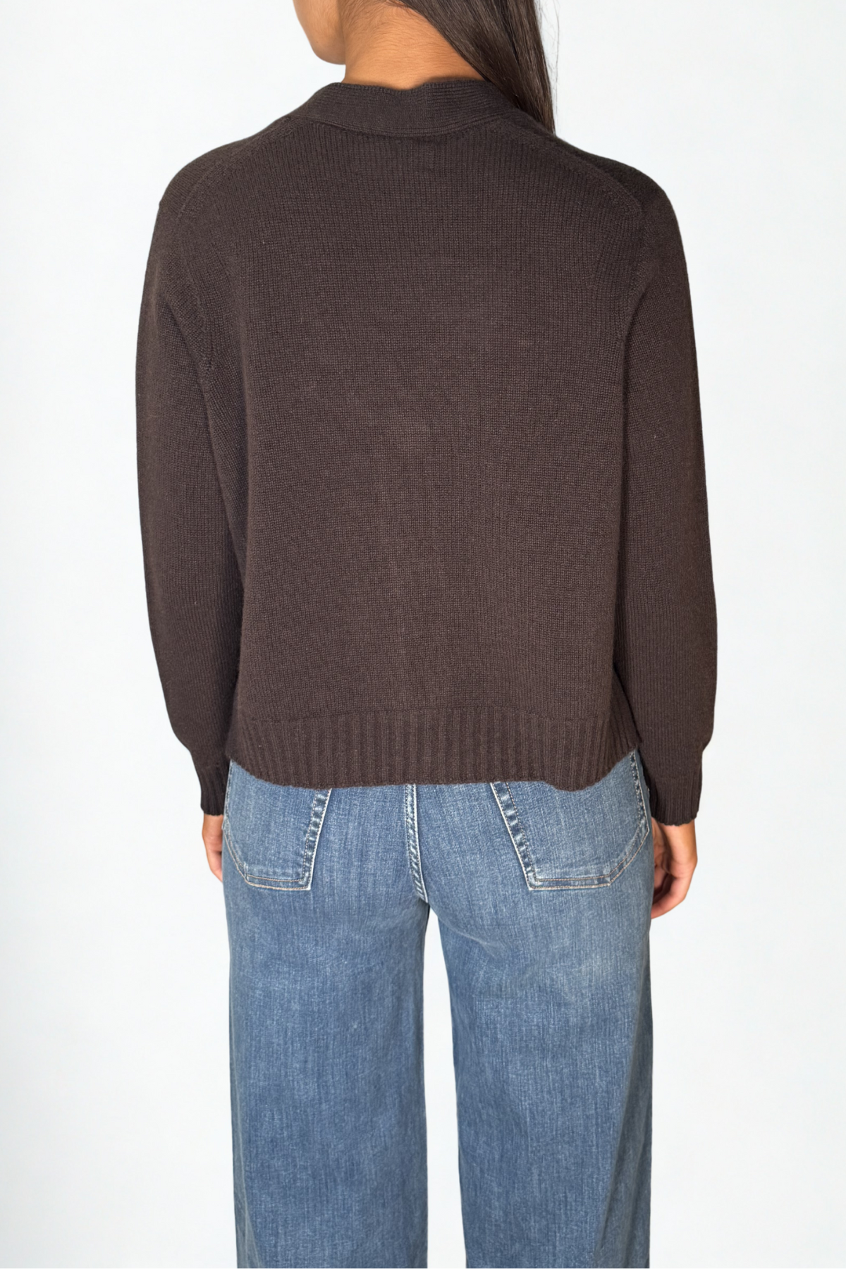 Oh My Goat Cashmere Long Sleeve V-Neck Cardigan