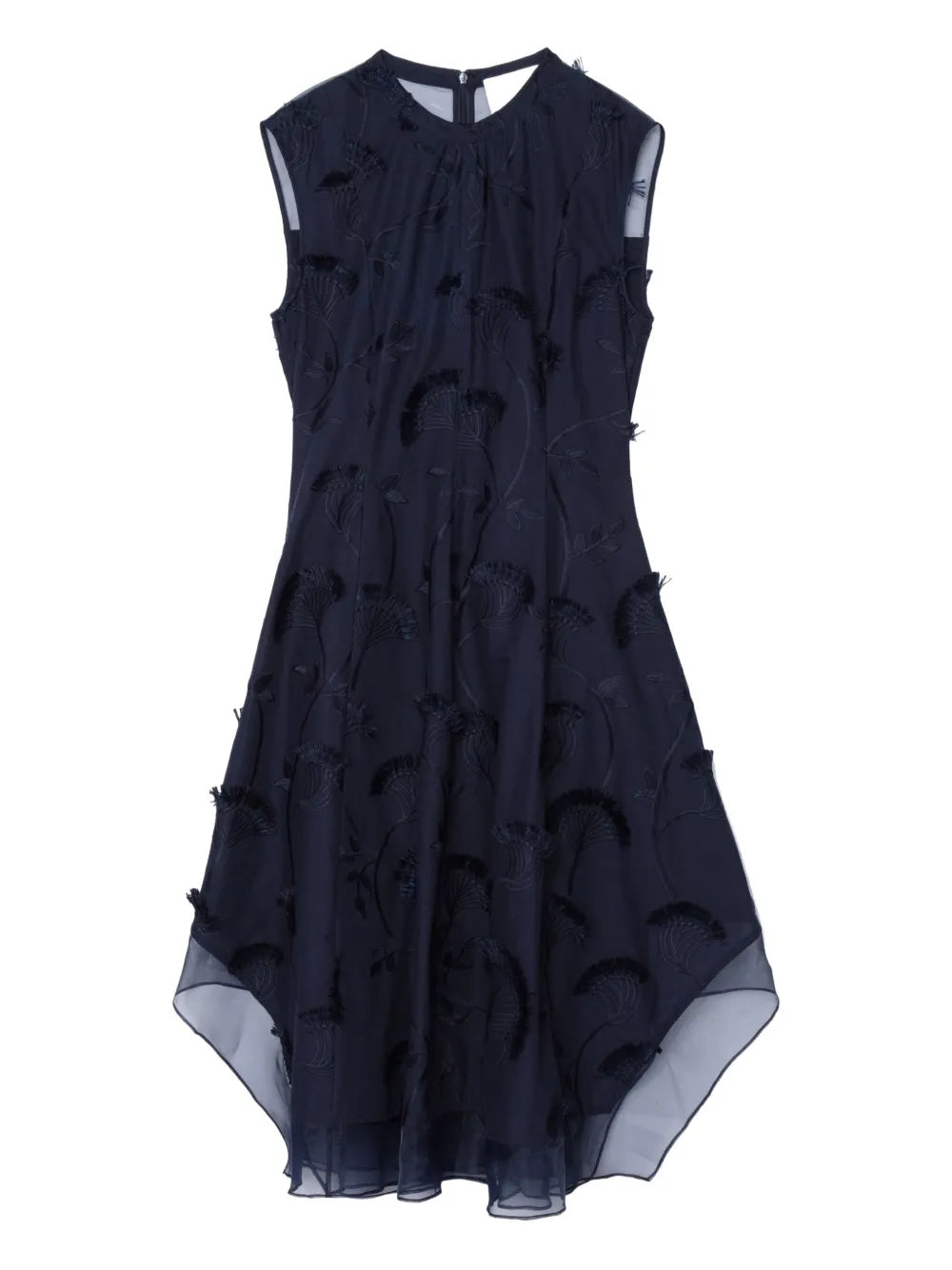 3.1 Phillip Lim Vestido sin mangas de organza combinado