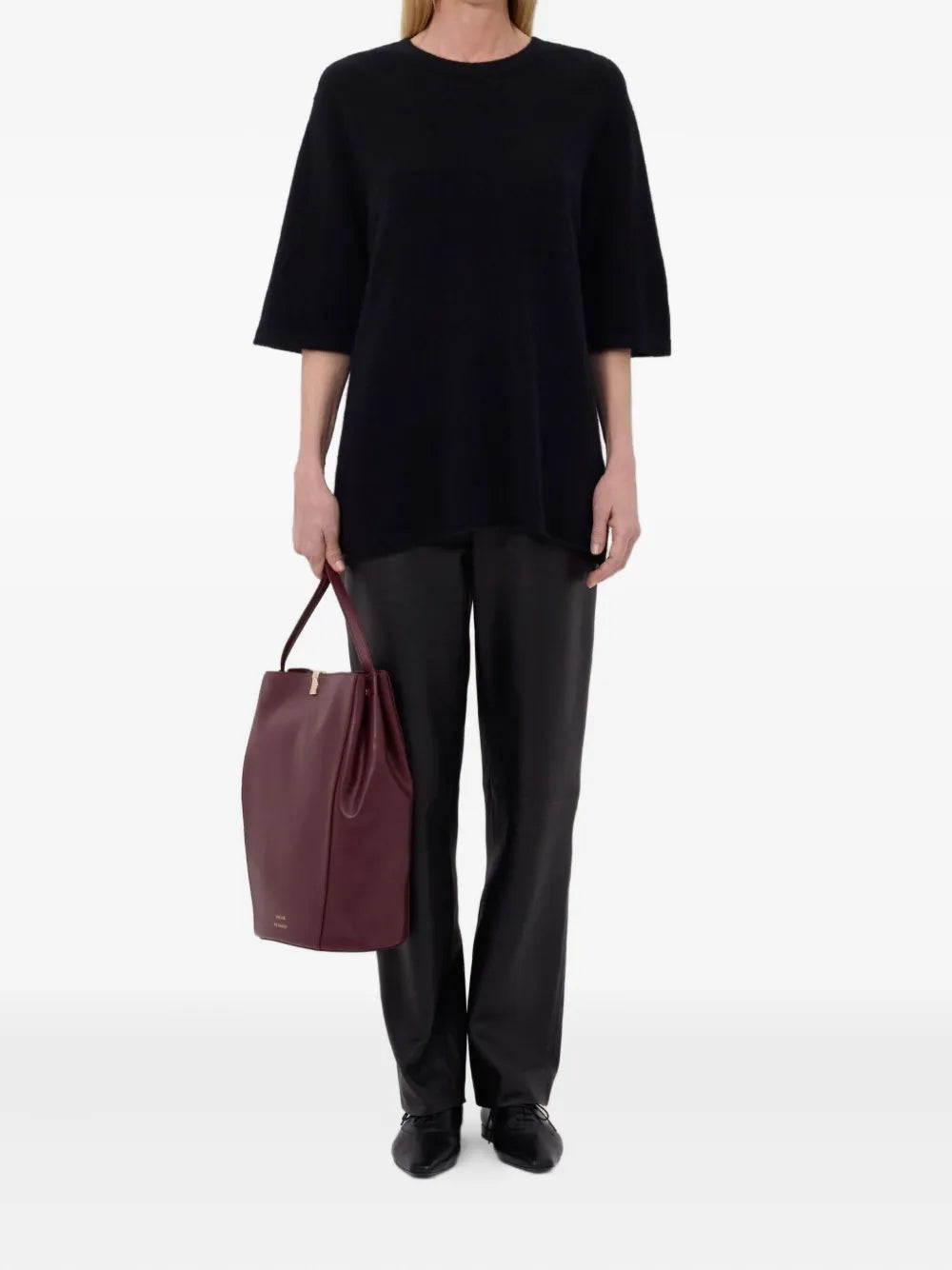 Loulou de Saison Raven Short Sleeve Sweater