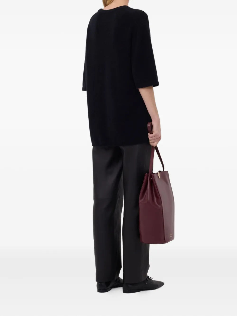 Loulou de Saison Raven Short Sleeve Sweater