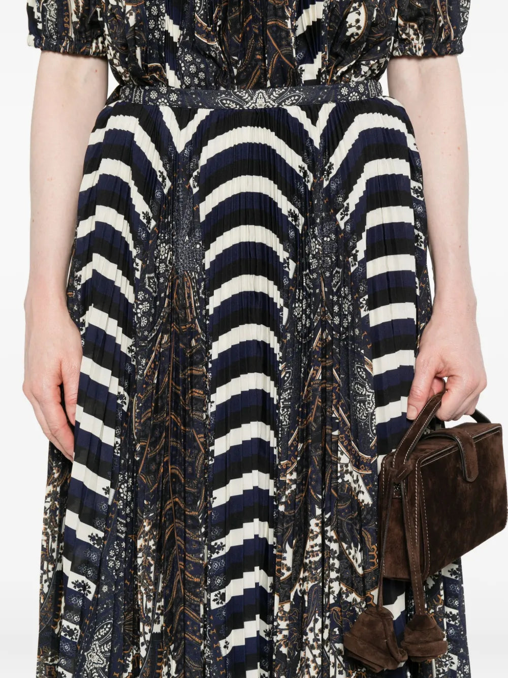 Ulla Johnson Shayna High Waist Pleated Midi Skirt