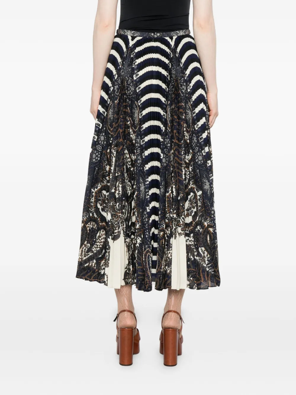 Ulla Johnson Shayna High Waist Pleated Midi Skirt