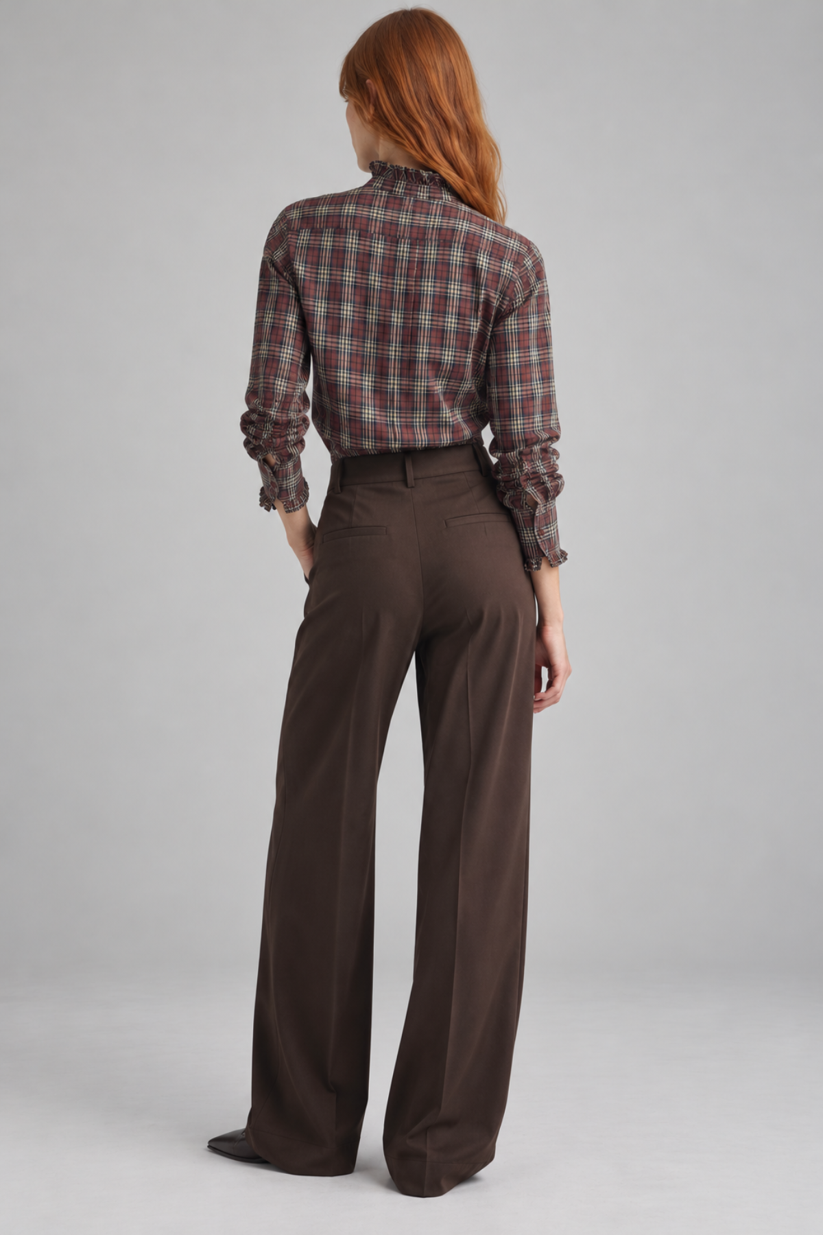 Nili Lotan Elio Shirt - Rustic Check