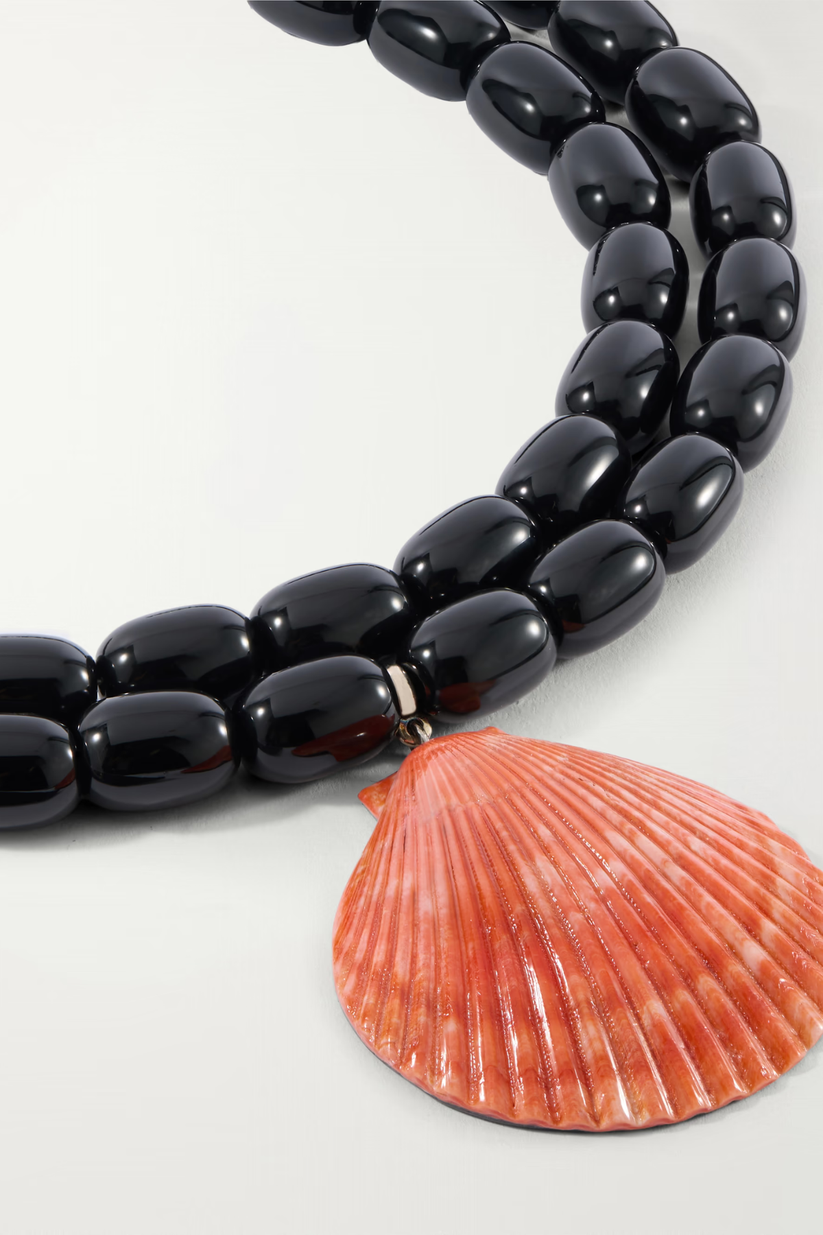 Julietta Luma Necklace - Black/ Orange