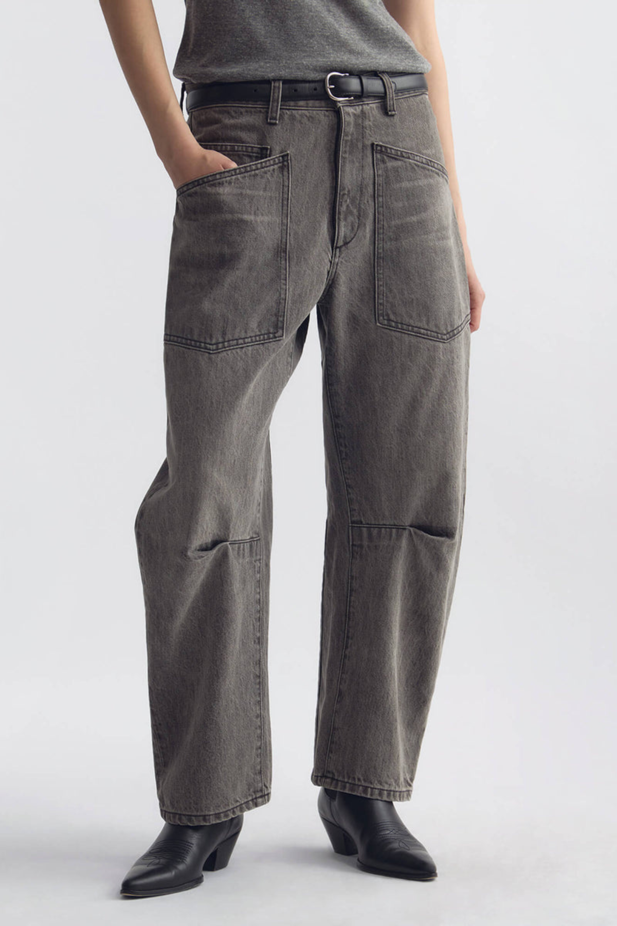 Nili Lotan Shon Pant - Ash Grey Wash