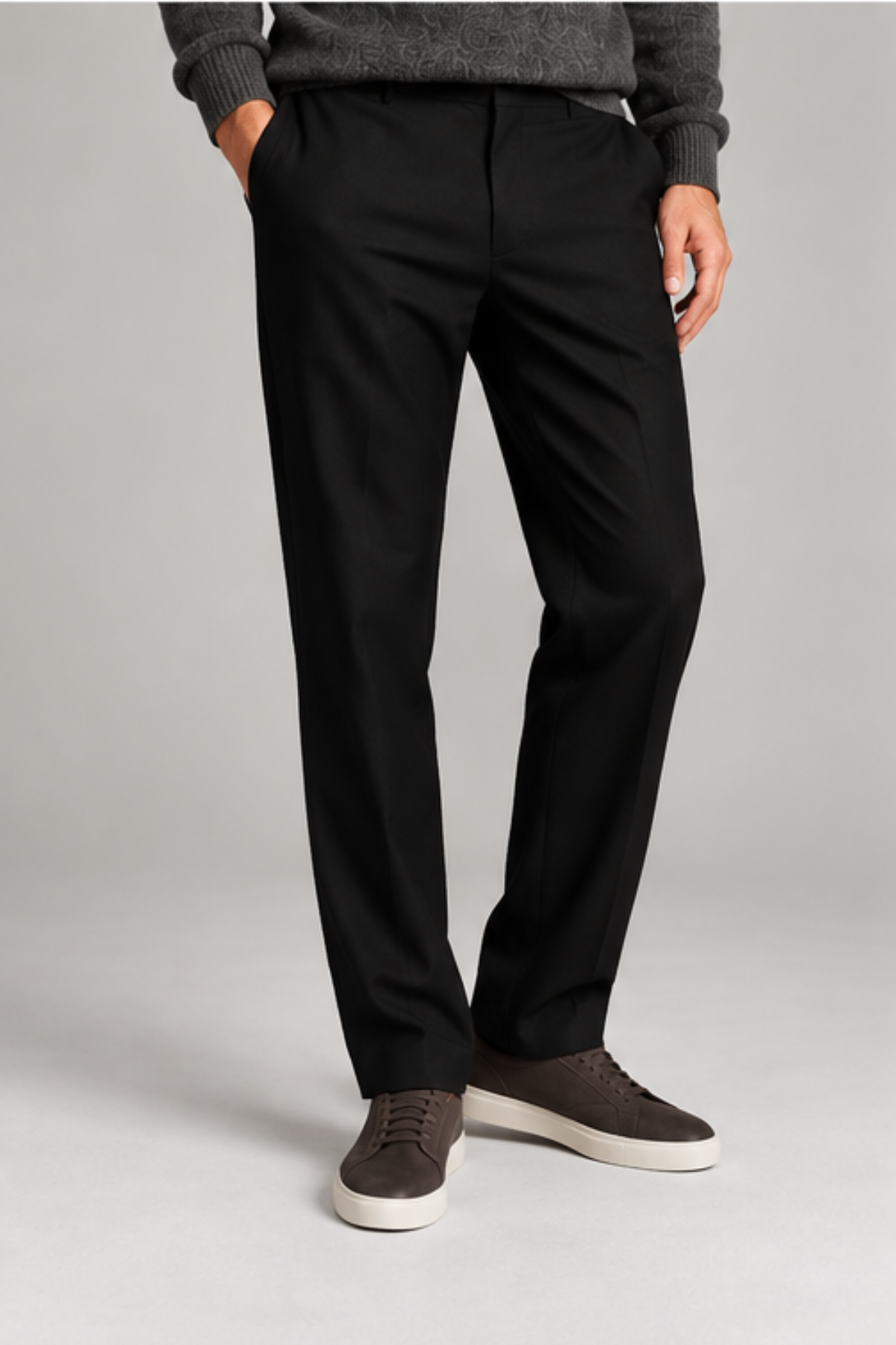 Vince Men's Tailored Knit Owen Pant - Black