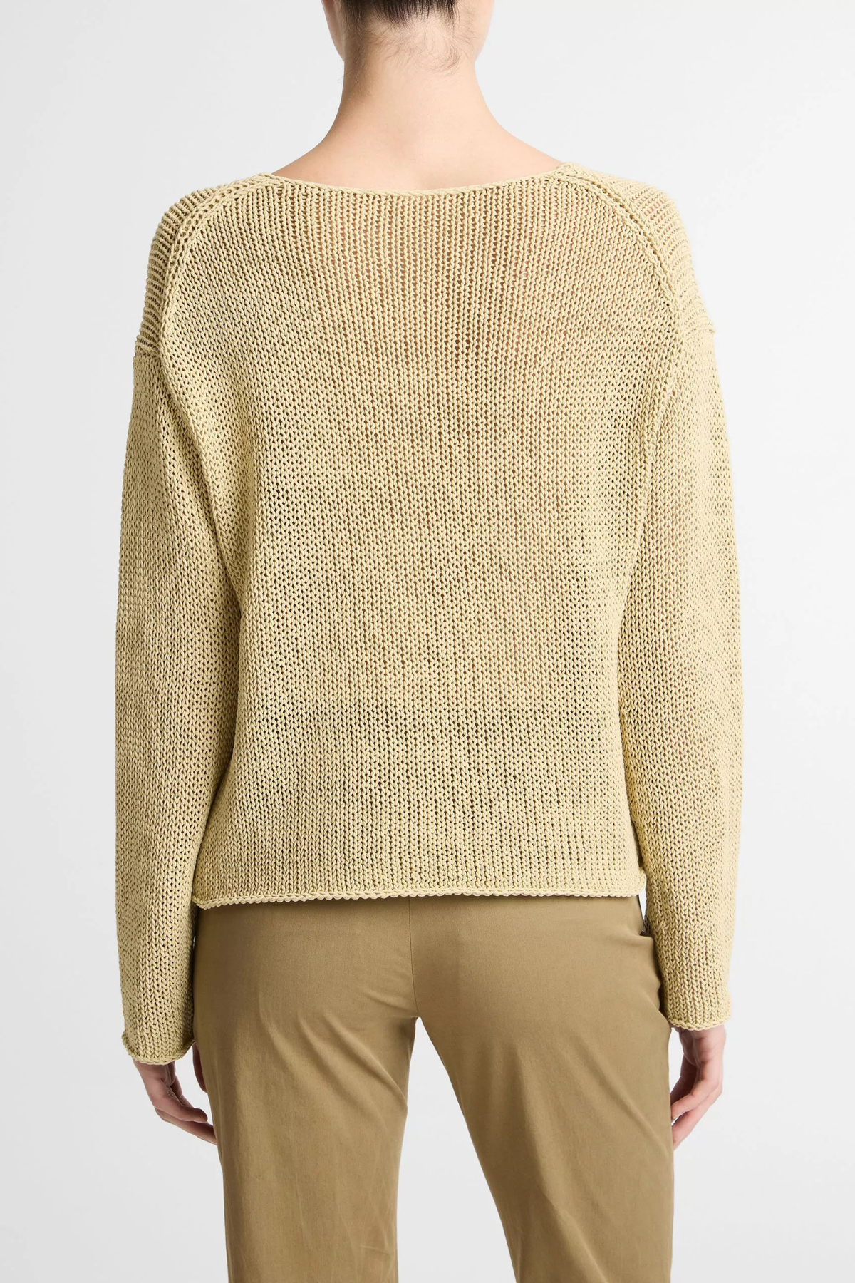 Vince Coated Cotton Pullover - Maiz