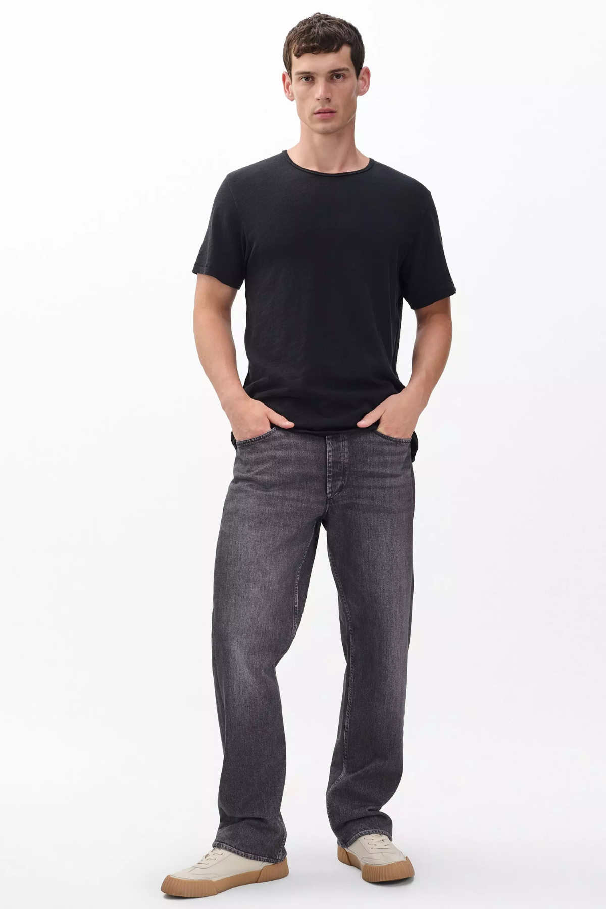 Rag & Bone Men's Fit 4 Miramar Straight Pants - Faded Black