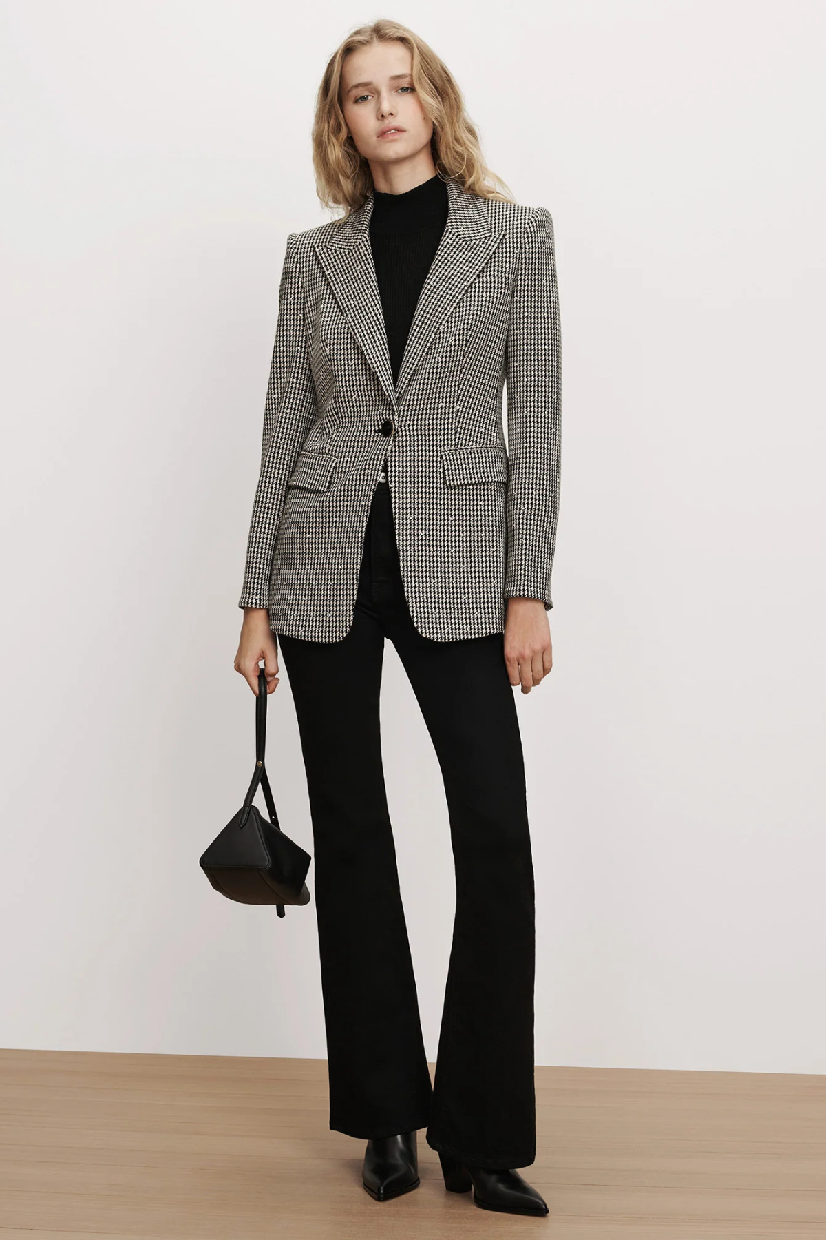 Veronica Beard Livvy Dickey Jacket - Oatmeal Melange/Black