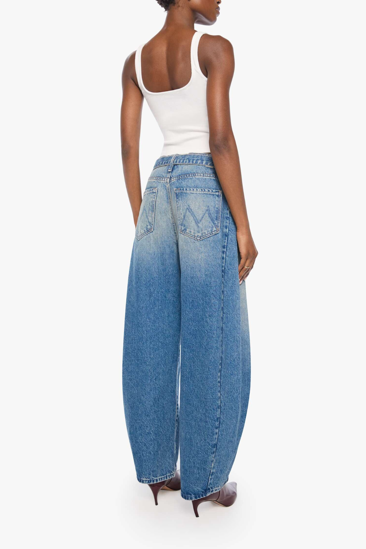 MOTHER The Belted Spoonful Nerdy Jeans - Tootsie