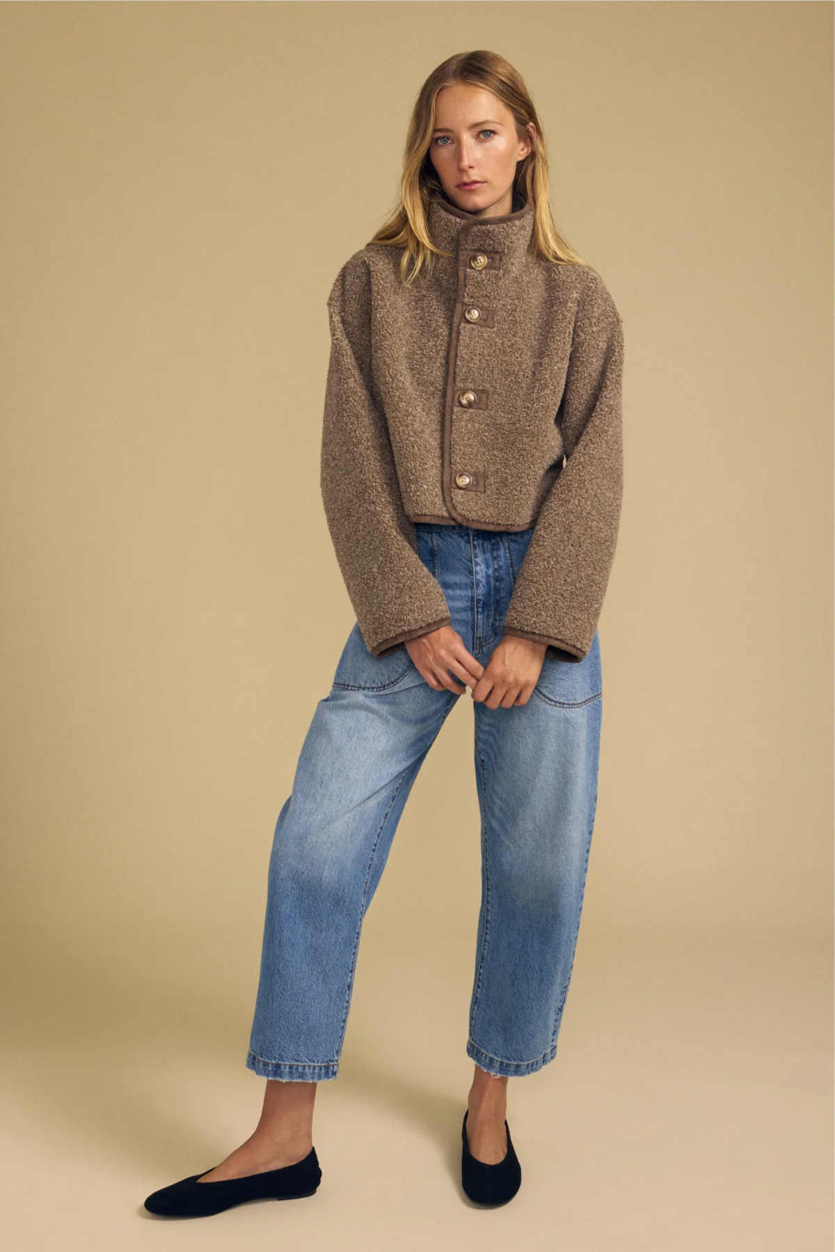 Velvet Esme Jacket - Faded Coco