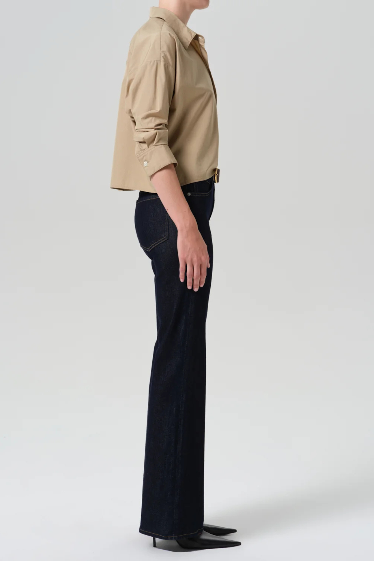 Citizens of Humanity Lilah High Rise Bootcut 32.5" Jeans - Inky Rinse